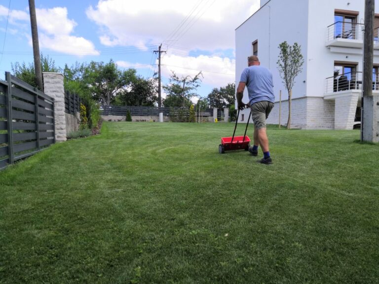 Szórókocsis műtrágyázás